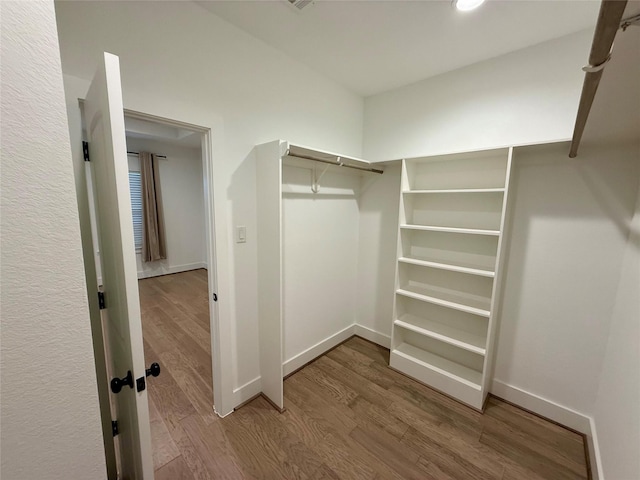 6635 Tc Jester Blvd Unit A, Houston, TX 77007 - walk in closet with wood finished floors