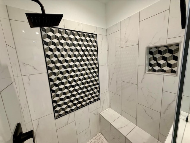 6635 Tc Jester Blvd Unit A, Houston, TX 77007 - bathroom with a tile shower