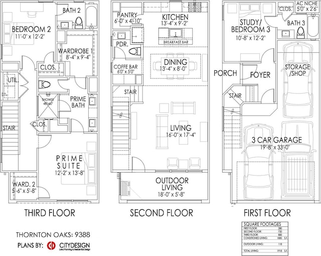811 Thornton Rd Unit B, Houston, TX 77018 - view of home floor plan