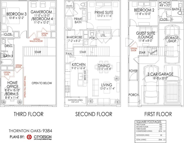 817 Thornton Rd Unit G, Houston, TX 77018 - view of property floor plan