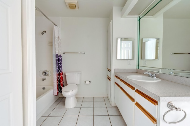 3231 Allen Pkwy Unit 1306, Houston, TX 77019 - full bathroom featuring tile patterned floors, vanity, and shower / tub combo