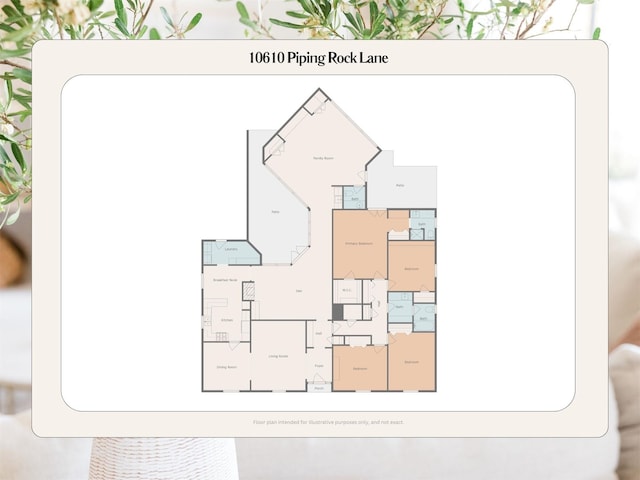 10610 Piping Rock Ln, Houston, TX 77042 - view of floor plan / room layout