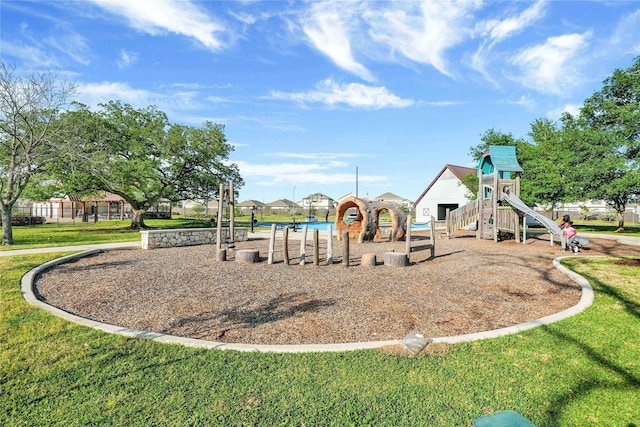 23823 Escardilla Ln, Hockley, TX 77447 - community playground featuring a lawn
