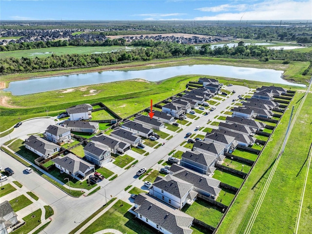 23823 Escardilla Ln, Hockley, TX 77447 - aerial view of residential area with a nearby body of water