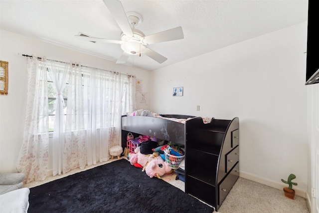 14907 Alderwick Dr, Sugar Land, TX 77498 - bedroom with carpet flooring and ceiling fan