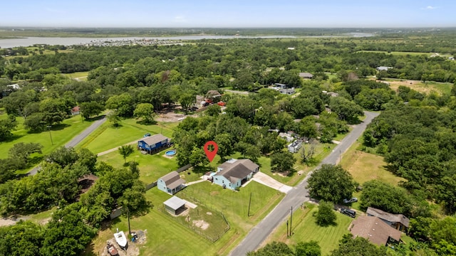 5709 David St, Dickinson, TX 77539 - aerial view of a nearby body of water