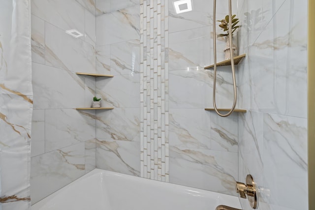 5709 David St, Dickinson, TX 77539 - bathroom with shower / washtub combination