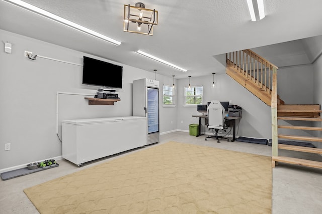 5709 David St, Dickinson, TX 77539 - home office featuring baseboards