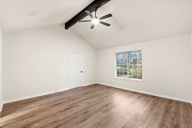 12135 Quail Creek Dr, Houston, TX 77070 - unfurnished room with ceiling fan and wood finished floors