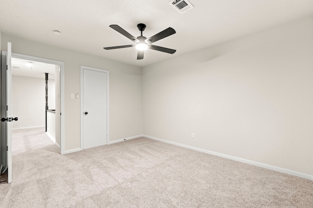 12135 Quail Creek Dr, Houston, TX 77070 - unfurnished bedroom featuring carpet and ceiling fan