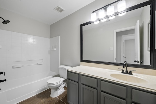 9987 Sterling Place Dr, Conroe, TX 77303 - bathroom with vanity and shower / tub combination