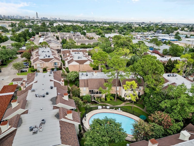 2800 Jeanetta St Unit 2502, Houston, TX 77063 - aerial perspective of suburban area with a pool area
