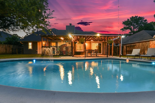 12223 Paddock Way, Houston, TX 77065 - view of pool featuring a patio area