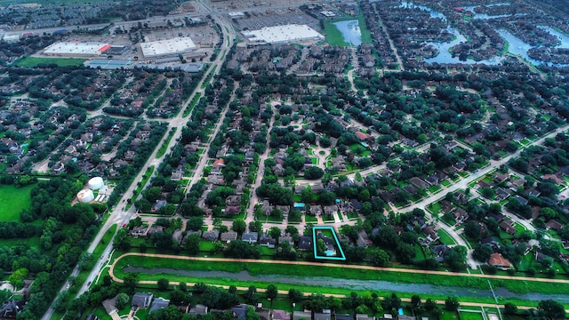 12223 Paddock Way, Houston, TX 77065 - aerial view of property and surrounding area with property parcel outlined