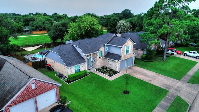 12223 Paddock Way, Houston, TX 77065 - drone / aerial view