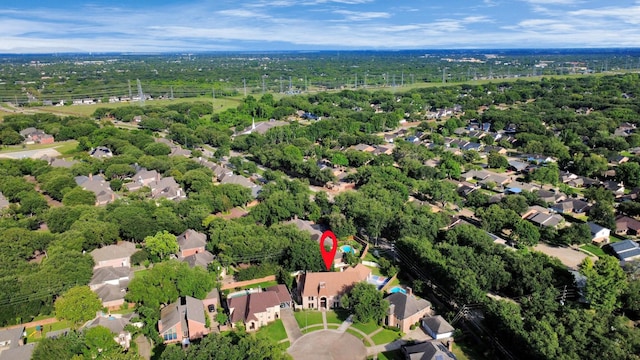 1743 Randons Point Dr, Sugar Land, TX 77478 - aerial view of property and surrounding area featuring nearby suburban area
