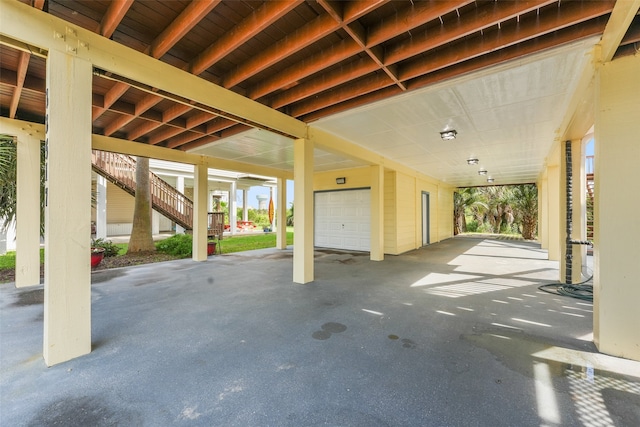 22517 Bay Point Dr, Galveston, TX 77554 - view of patio / terrace featuring stairs