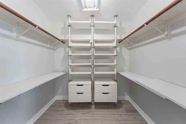22517 Bay Point Dr, Galveston, TX 77554 - spacious closet with light wood-style flooring