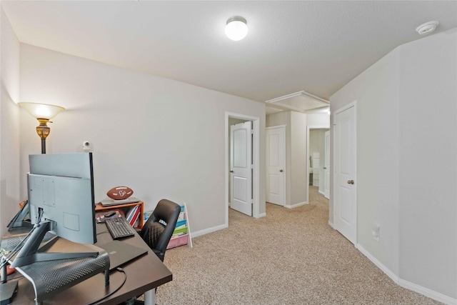 22006 Great Royal Ln, Houston, TX 77073 - office space featuring light carpet and attic access