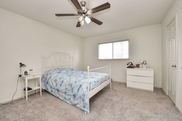 3622 Stratford Town Ln, Sugar Land, TX 77498 - bedroom featuring carpet floors and ceiling fan