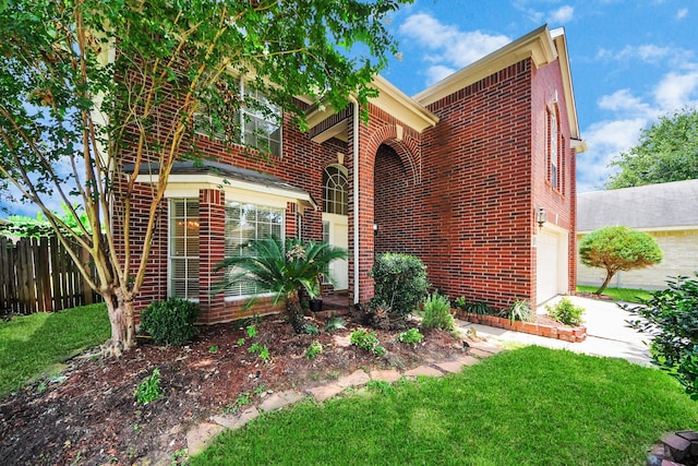 3622 Stratford Town Ln, Sugar Land, TX 77498 - view of front of home featuring brick siding, driveway, and an attached garage