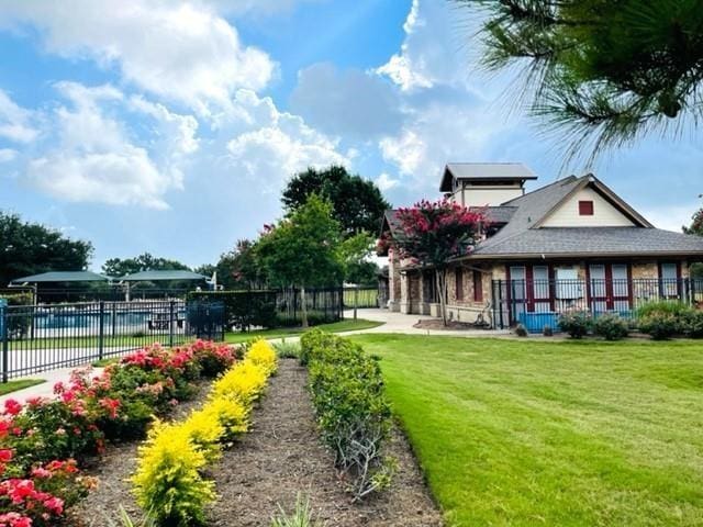 16506 Orchid Mist Dr, Cypress, TX 77433 - view of yard