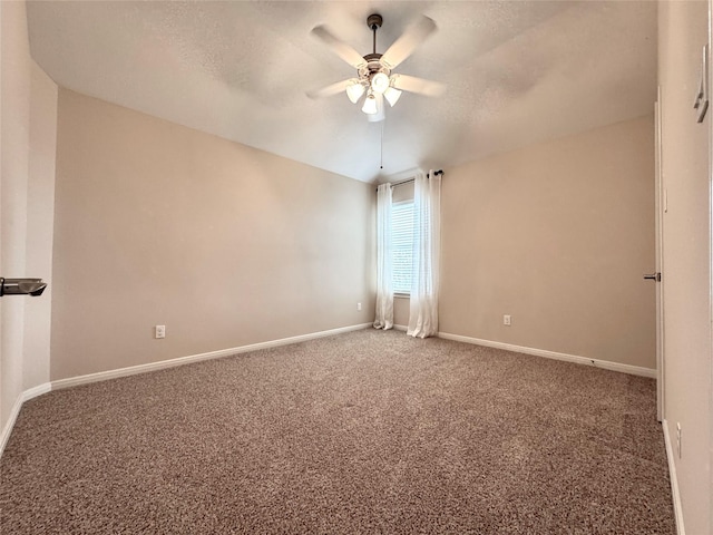 16506 Orchid Mist Dr, Cypress, TX 77433 - empty room with a ceiling fan and carpet