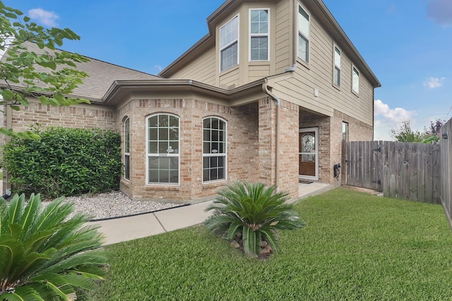 19210 Kent Park Dr, Tomball, TX 77375 - back of house with brick siding