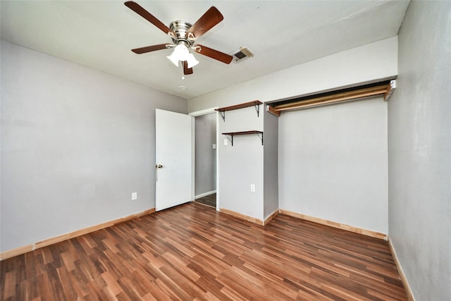 14803 Sunwick St, Houston, TX 77060 - unfurnished bedroom with wood finished floors and ceiling fan