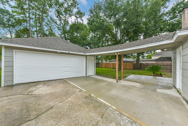 4214 Brightwood Dr, Houston, TX 77068 - garage with driveway