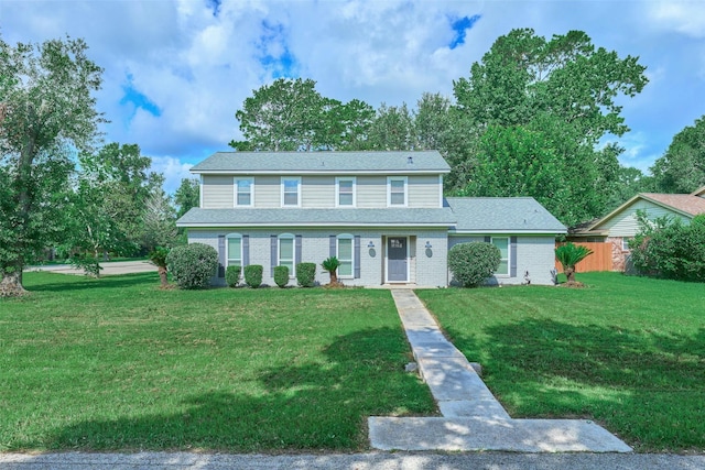 725 River Plantation Dr, Conroe, TX 77302 - view of front facade with brick siding and a shingled roof
