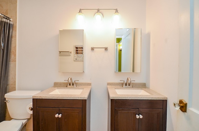 1700 Marilyn St, Rosenberg, TX 77471 - bathroom with vanity and curtained shower