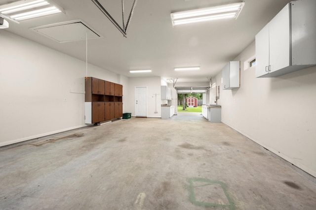 31406 Spica St, Tomball, TX 77375 - garage featuring baseboards