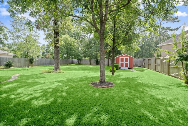 31406 Spica St, Tomball, TX 77375 - fenced backyard with a storage shed