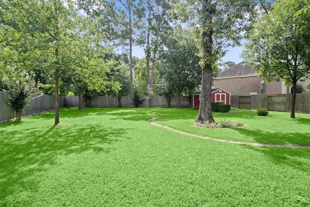31406 Spica St, Tomball, TX 77375 - fenced backyard with a shed
