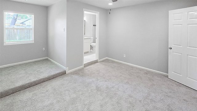 2414 Stillmeadow Dr, Missouri City, TX 77489 - unfurnished bedroom with carpet and ensuite bathroom