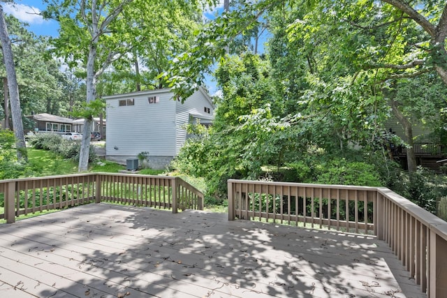 116 Harbour Ln, Coldspring, TX 77331 - view of deck