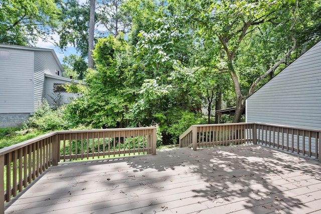116 Harbour Ln, Coldspring, TX 77331 - view of wooden terrace