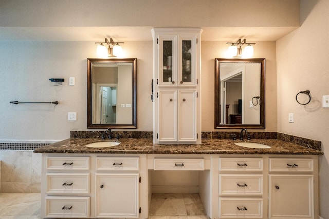 17603 Hidden Forest Dr, Spring, TX 77379 - bathroom with double vanity