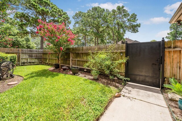 17603 Hidden Forest Dr, Spring, TX 77379 - fenced backyard with a gate
