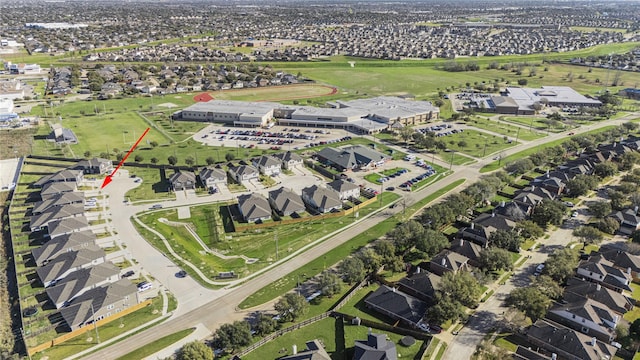 5263 Shallowhurst Ln, Katy, TX 77449 - aerial view of property and surrounding area featuring nearby suburban area