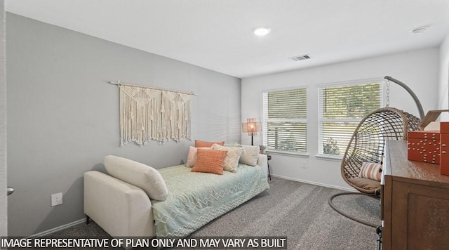 11123 Williams Reserve Dr, Conroe, TX 77303 - carpeted bedroom featuring baseboards