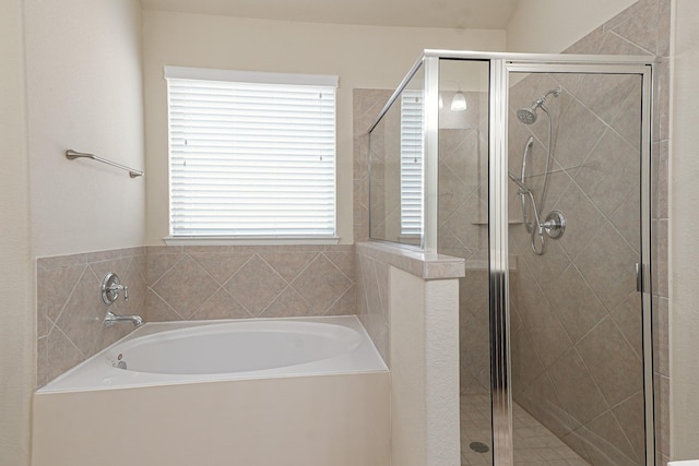 19022 Summer Farm Trl, Richmond, TX 77407 - full bath with a garden tub and a shower stall