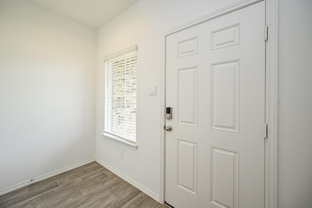 5411 Auburn Gardens Ct, Spring, TX 77373 - entryway with light wood-style floors and healthy amount of natural light
