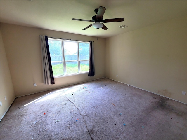 2714 Glenfield Manor Ln, Houston, TX 77014 - empty room with carpet floors and ceiling fan