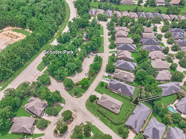 135 Forest Heights Way, Montgomery, TX 77316 - aerial overview of property's location with nearby suburban area