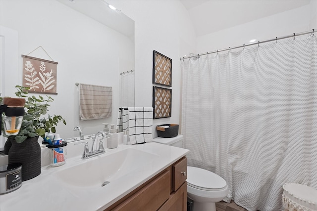 21635 Alberta Forest Cir, Magnolia, TX 77355 - bathroom featuring vanity and curtained shower