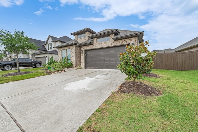 7522 Zion Grove Ct, Katy, TX 77493 - view of front of home with brick siding, concrete driveway, and an attached garage