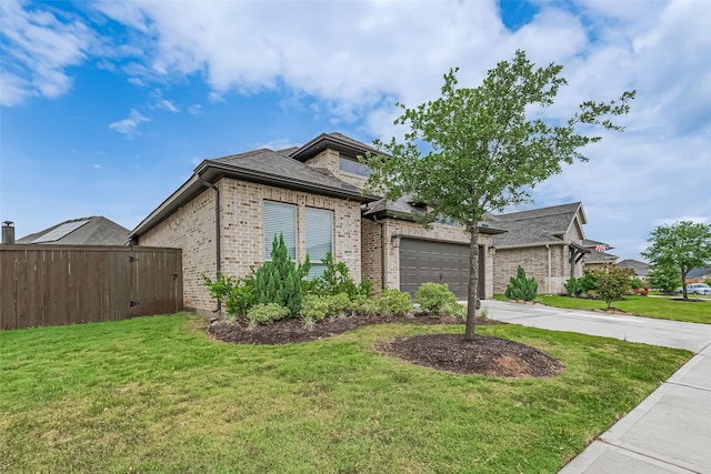 7522 Zion Grove Ct, Katy, TX 77493 - view of front of house featuring brick siding, driveway, and a garage