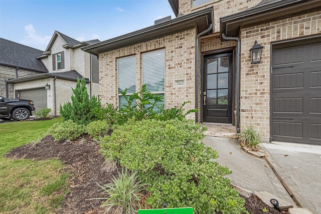 7522 Zion Grove Ct, Katy, TX 77493 - entrance to property with brick siding and a garage